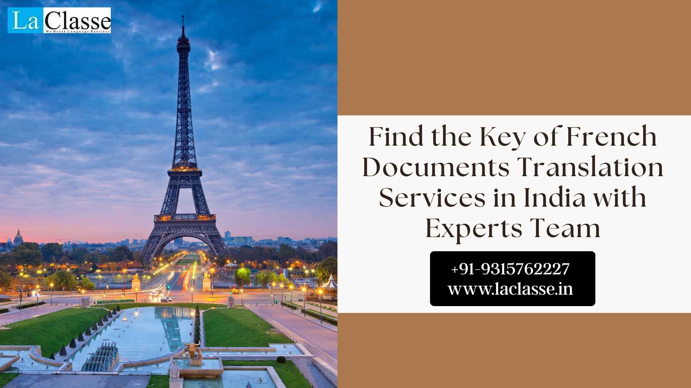 Find the Key of French Documents Translation Services in India with Experts Team
